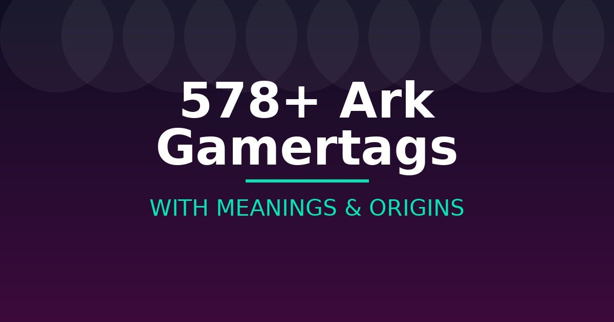 Ark Gamertags