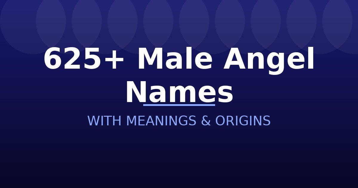 Male Angel Names
