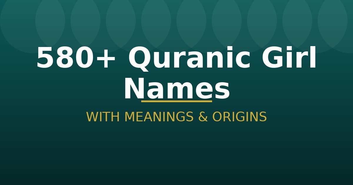 Quranic Girl Names
